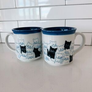 Vintage Otagiri Cat Mugs